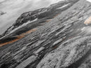 Rocky Peak, Wilderness Art, Orange Accent, Moody Landscape, Framed Canvas Print, Office Decor, Fall Mountainscape Photography