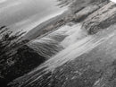 Waterfall Serenity, Mountain Stream Scene, Calming Nature Wall Art, Framed Canvas Print, Neutral Tones Decor, Bathroom or Spa Room Art