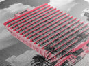 Pink Hotel, Miami Vibes, Summer Retro, Beach Scene, Canvas Print, Pop Art Aesthetic, Living Room Wall Art, Vacation Style