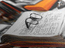 Open Book, Glasses, Orange Folders, Writer Desk, Framed Canvas Print, Study Room Wall Art, Vintage Academic Aesthetic