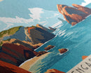 Berlengas Archipelago, Portugal Panoramic Print, Vacation Gift, Portugal Wall Art, Beach Painting, Beach Decor, Beach Or Lakehouse Art