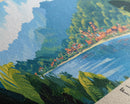 Flores, Indonesia Panoramic Beach Print, Vacation Gift, Indonesia Wall Art, Beach Painting, Beach Decor, Beach Painting
