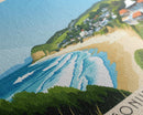 Gonubie Beach, South Africa Panoramic Print, Vacation Gift, South Africa Wall Art, Vacation Wall Art, Vacatation Memories, Beach Decor, Beach Or Lakehouse Art