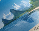 Grand Baie, Mauritius Panoramic Beach Print, Vacation Gift, Mauritius Wall Art, Framed Canvas Print, Framed Beach Painting