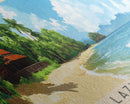 Lazy Beach, Cambodia Panoramic Print, Vacation Gift, Cambodia Wall Art, Vacation Wall Art, Vacatation Memories, Beach Decor, Beach Or Lakehouse Art