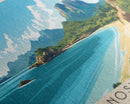 Nosy Iranja, Madagascar Panoramic Beach Print, Vacation Gift, Madagascar Wall Art, Framed Canvas Print, Framed Beach Painting