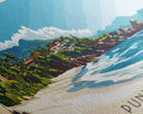 Punta Mita, Mexico Panoramic Print, Vacation Gift, Mexico Wall Art, Beach Painting, Beach Decor, Beach Or Lakehouse Art