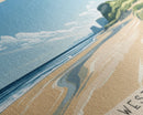 West Sands, Scotland Panoramic Print, Vacation Gift, Scotland Wall Art, Beach Painting, Beach Decor, Large Wall Art, Wood Frame Art