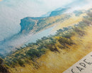 Cape Maclear, Malawi Watercolor Print, Vacation Gift, Malawi Wall Art, Beach Painting, Beach Decor, Large Wall Art, Wood Frame Art