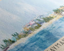 Cayman Islands, United Kingdom Watercolor Beach Print, Vacation Gift, United Kingdom Wall Art, Beach Painting, Beach Decor, Beach Painting