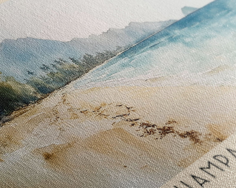 Champagne Beach, Vanuatu Watercolor Print, Vacation Gift, Vanuatu Wall Art, Beach Painting, Beach Decor, Beach Or Lakehouse Art