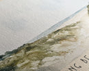 Long Beach Island, New Jersey Watercolor Print, Vacation Gift, New Jersey Wall Art, Beach Painting, Beach Decor, Large Wall Art, Wood Frame Art