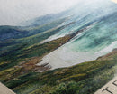 Eastern Cape, Coffee Bay Watercolor Print, Vacation Gift, Coffee Bay Wall Art, Beach Painting, Beach Decor, Large Wall Art, Wood Frame Art