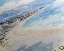 Mogren Beach, Montenegro Watercolor Beach Print, Vacation Gift, Montenegro Wall Art, Beach Painting, Beach Decor, Beach Painting