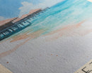 Reethi Rah, Maldives Watercolor Beach Print, Vacation Gift, Maldives Wall Art, Framed Canvas Print, Framed Beach Painting