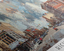 Richardson Texas Panoramic Print, Beautiful Framed Canvas Print, City Travel Poster, Living Room Decor, Office Wall Art
