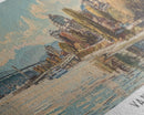 Vancouver Washington Panoramic Framed Canvas Print, Retro Style Wall Art, Unique Travel Poster, Artistic Living Room Decor, Office Gift Idea