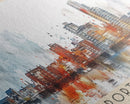 Portsmouth United Kingdom Wall Art, Panoramic Travel Poster, Panoramic Framed Canvas Print, City Wall Art, Wall Hanging Home Decor, Travel Art