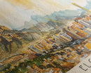Elche Spain Travel Art, City Art, Framed Canvas Print or Metal Wall Art, Europe Travel Poster, Panoramic Wall Art, Extra Wide Wall Art