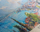 Geneva Switzerland Wall Art, Panoramic Travel Poster, Panoramic Framed Canvas Print, City Wall Art, Wall Hanging Home Decor, Travel Art