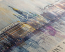 Saint Petersburg Russia Wall Art, Panoramic Travel Poster, Panoramic Framed Canvas Print, City Wall Art, Wall Hanging Home Decor, Travel Art