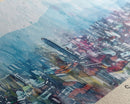 Sofia Bulgaria  Wall Art, Panoramic Travel Poster, Panoramic Framed Canvas Print, City Wall Art, Wall Hanging Home Decor, Travel Art