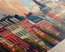 Helsingborg Sweden Travel Print Wall Art, Panoramic City Art, Travel Art, Wall Decor, Vacation Gift, Framed Canvas Print Or Metal Art