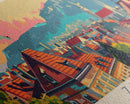 Zagreb Croatia Travel Art, City Art, Framed Canvas Print or Metal Wall Art, Europe Travel Poster, Panoramic Wall Art, Extra Wide Wall Art