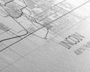 Panoramic Lincoln City Map, Nebraska Art, Map Print, Minimalist Wall Art, Canvas Art, Housewarming Gift, Street Map Art, Closing Gift