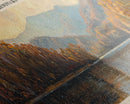 Cumberland Lake Framed Canvas Print, Lake House Art, Panoramic Wall Art, Travel Poster, Modern Lake Painting, Nature Art
