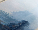 Spofford Lake New Hampshire Panoramic Framed Canvas Print, Lake House Decor, Wall Art, Travel Poster, Beautiful Lake Scene, Bedroom Decor