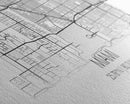 Panoramic Miami City Map, Florida Art, Map Print, Minimalist Wall Art, Canvas Art, Housewarming Gift, Street Map Art, Closing Gift