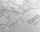 Oceanside City Map, California Art, Map Print, Minimalist Wall Art, Wall Art, Canvas Art, Beach House Wall Art, Landscape Wall Art, Prints