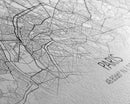 Paris City Map, France Art, Map Print, Minimalist Wall Art, Wall Art, Canvas Art, European Art, Dorm Room Wall Art, Gift For Traveler