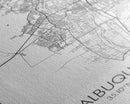 Albuquerque Street Map, New Mexico Map,Man Cave Wall Art, City Map Print, Minimalist, Modern Art, Wall Art, Canvas Print, Canvas Wall Art