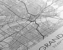 Grand Prairie Street Map, Texas Map, City Map Art, Minimalist Art, Wall Art, Canvas Print, Black And White, Travel Print, Anniversary Gift