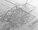 Lubbock Street Map, Texas Map, City Map Art, Modern Art, Wall Art, Canvas Print, Travel Print, Farmhouse Wall Décor, Boyfriend Gift