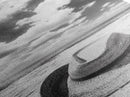 Straw Cowboy Hat, Beach Photography, Framed Canvas Print, Coastal Cowgirl, Wall Art, Rustic Décor, Minimalist Wall Art