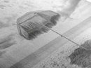 Beach Umbrella, Coastal Wall Art, Minimalist Art, Panoramic Art, Nautical Decor, Extra Wide Art, Coastal Landscape Art, Canvas Print