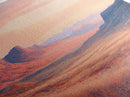 Mountain painting, landscape painting, southwest wall art, extra wide art, panoramic art, framed canvas print, Joshua tree art, moody art