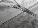 Texas Longhorn, Rustic Wall Art, Canvas Print, Farmhouse Art, Western Decor, Above Bed Art, Extra Wide Art, Moody Black And White Art