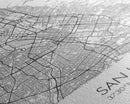 San Jose Street Map, California Map, City Map Print, Minimalist Art, Wall Art, Canvas Print, Girl Graduation Gift, Game Room Wall Art
