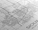 Sioux Falls Street Map, South Dakota Map, City Map Print, Minimalist Art, Wall Art, Canvas Print, Dorm Room Décor, Gifts For Her