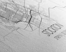 Panoramic Stockton City Map, California Art, Map Print, Minimalist Wall Art, Canvas Art, Housewarming Gift, Street Map Art, Closing Gift