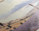 Lavender Fields of Provence Travel Poster Print, Framed Canvas Print, COUNTRY Travel Art, Wood Framed Art, Wall Hanging, Home Decor