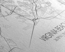 Virginia Beach City Map, Virginia Art, Map Print, Modern Wall Art, Wall Art, Canvas Art, Dorm Room Art, Family Home Décor, Birthday Gift