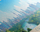 Changsha, China Panoramic Travel Poster Canvas Print, Changsha, China Painting, China Art, Changsha Travel Art, Living Room Painting