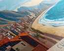 Chimbote, Peru Panoramic Travel Poster Canvas Print, Chimbote, Peru Painting, Peru Art, Chimbote Travel Art, Living Room Painting