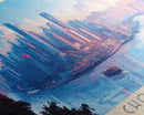 Chongqing, China Panoramic Travel Poster Canvas Print, Chongqing, China Painting, China Art, Chongqing Travel Art, Guest Room Painting