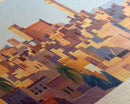 Meknes, Morocco Panoramic Travel Poster Canvas Print, Meknes, Morocco Painting, Morocco Art, Meknes Travel Art, Guest Room Painting